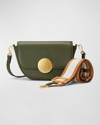 Lottie Saddle Leather Crossbody Bag-AA