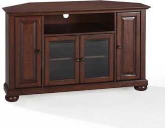 Alexandria Corner TV Stand for TVs up to 48 Dark Red