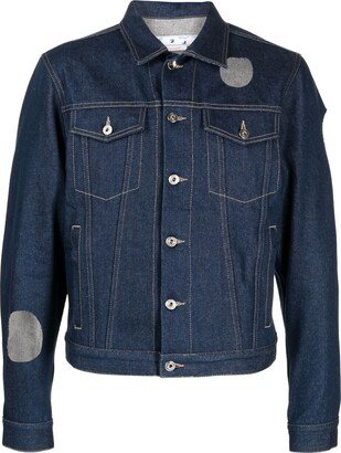 Cut-Out Denim Jacket