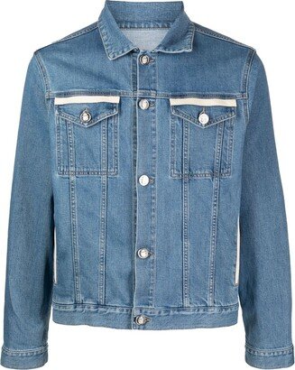 Institutional denim-jacket