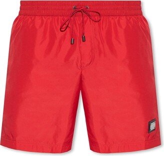 Drawstring Swim Shorts-AE