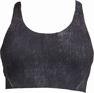 Alwrld Alrn Mid Support Crop Bra - Weathered Black