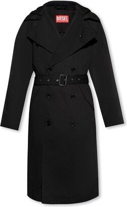 J Matthew Hooded Trench Coat