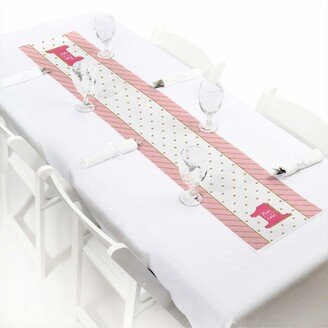 Big Dot Of Happiness 1st Birthday Girl - Fun to be One - Petite Paper Table Runner - 12 x 60 inches