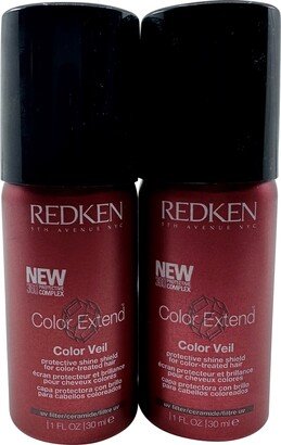 Color Extend Color Veil Protective Shine Shield Color Treated Hair 1 OZ Set of 2