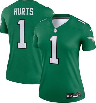 Women's Jalen Hurts Kelly Green Philadelphia Eagles Alternate Legend Player Jersey