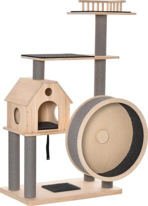 Feline Fun Activity Tower Elevated Sleeping Perches & Interior Condo