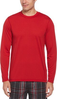 Perry Ellis Portfolio Men's Solid Long-Sleeve Pajama T-Shirt