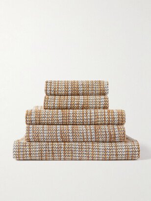 Billy Set of Five Cotton-Terry Towels