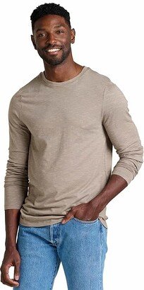 Tempo Long Sleeve Crew (Dark Chino) Men's Clothing