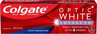 Optic White Advanced Whitening Toothpaste - Stain Prevention - 3.2oz