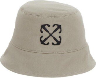 Logo Embroidered Reversible Bucket Hat-AC