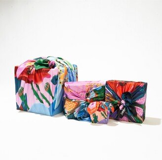 Wrappr Light Where You Are Bundle | 4 Reusable Furoshiki Gift Wraps made of Recycled Polyester