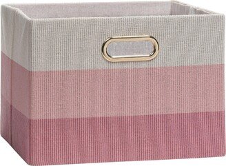 Pink Ombre Foldable/Collapsible Storage Bin/Basket