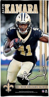 Wincraft Alvin Kamara New Orleans Saints 30 x 60 Spectra Player Beach Towel