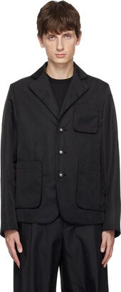 Black Bellows Pocket Blazer