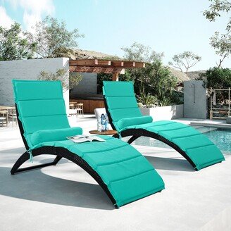 Patio Wicker Sun Lounger