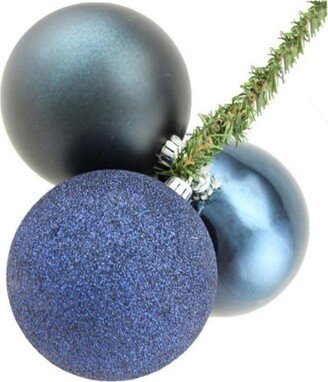 100mm Navy Ball Cluster X3