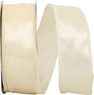 Eggshell Dyna Satin Ez Wired Ribbon