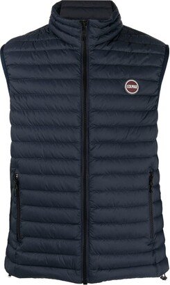 Padded Logo-Embossed Gilet