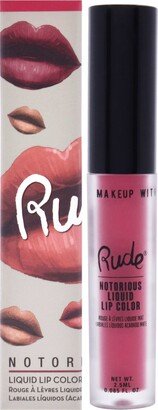 Notorious Rich Long Liquid Lip Color - Corrupted Heart by Rude Cosmetics for Women - 0.1 oz Lipstick