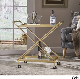 Annika Outdoor Industrial Bar Cart