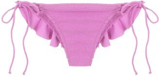 Malgosia ruffle-embellished briefs