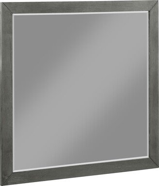 Furniture Nathan Rectangular Dresser Mirror Grey - 38.00'' x 1.00'' x 35.75''
