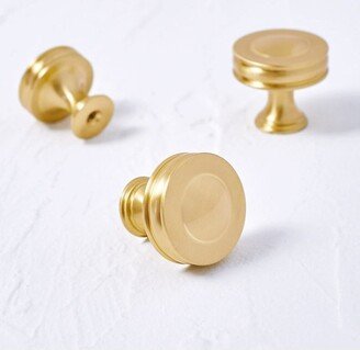 Solid Brass Single Hole Gold Living Room Furniture Knob Cabinet Drawer Kitchen Hardware Wine Cabinet Modern Knob-A125