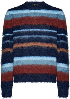 Striped Crewneck Jumper-AB