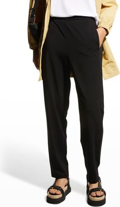 Stretch Jersey Slouch Ankle Pants