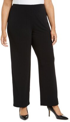 Plus Size Knit Wide-Leg Pant, Created for Macy's