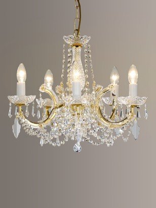 Impex Marie Theresa Crystal Chandelier Ceiling Light