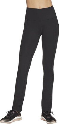 GO WALK High Waisted Joy Pants (Black) Women's Clothing