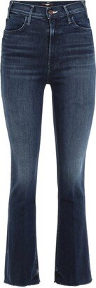 Mid-Rise Flared Jeans-BG