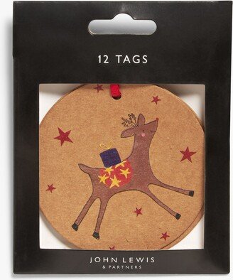 Rainbow Time Capsule Reindeer Gift Tags