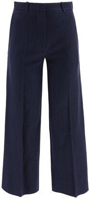 Cropped High-Waisted Trousers-AA