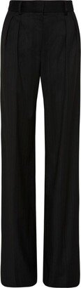 Charlie pleated high-waisted trousers