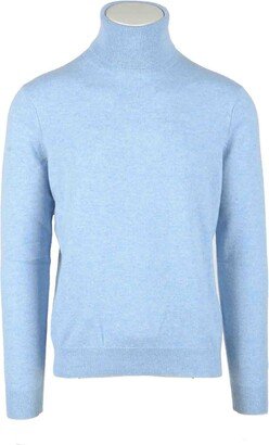 Men's Sky Blue Sweater-AA