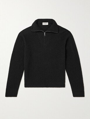 Tarek Ribbed-Knit Half-Zip Sweater