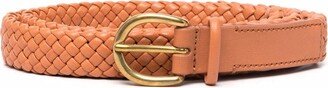 Woven Leather Belt-AD