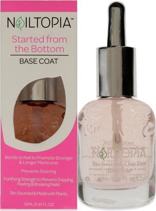 Bio-Sourced Chip Free Base Coat - Started From The Bottom by Nailtopia for Women - 0.41 oz Nail Polish