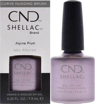 Shellac Nail Color - Alpine Plum by for Women - 0.25 oz Nail Polish