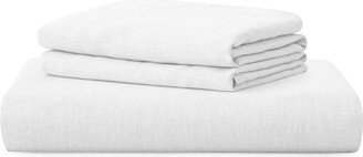Soft Washed Linen Duvet Cover Set-AB