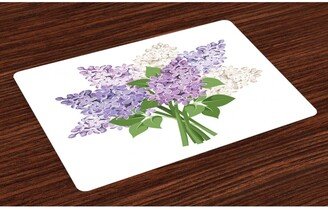 Lilac Place Mats, Set of 4