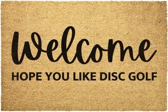 Disc Golf Coir Doormat Outdoor Rug Door Mat Decor Housewarming Home Summer Winter Christmas House Gift