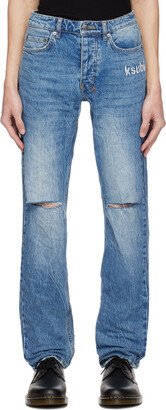 Blue Hazlow Notorious Kulture Jeans