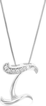 Vir Jewels 1/20 cttw Round Cut 7 Stones Lab Grown Diamond Pendant Necklace .925 Sterling Silver 1/2 Inch With 18 Inch Chain