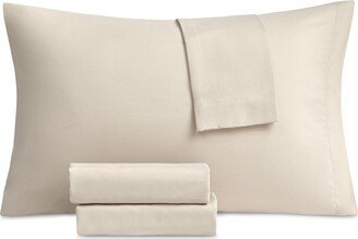 Sanders Microfiber 4 Pc. Sheet Set, King, Created for Macy's