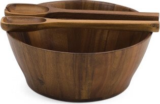 TJMAXX 3Pc Acacia Wood Salad Set